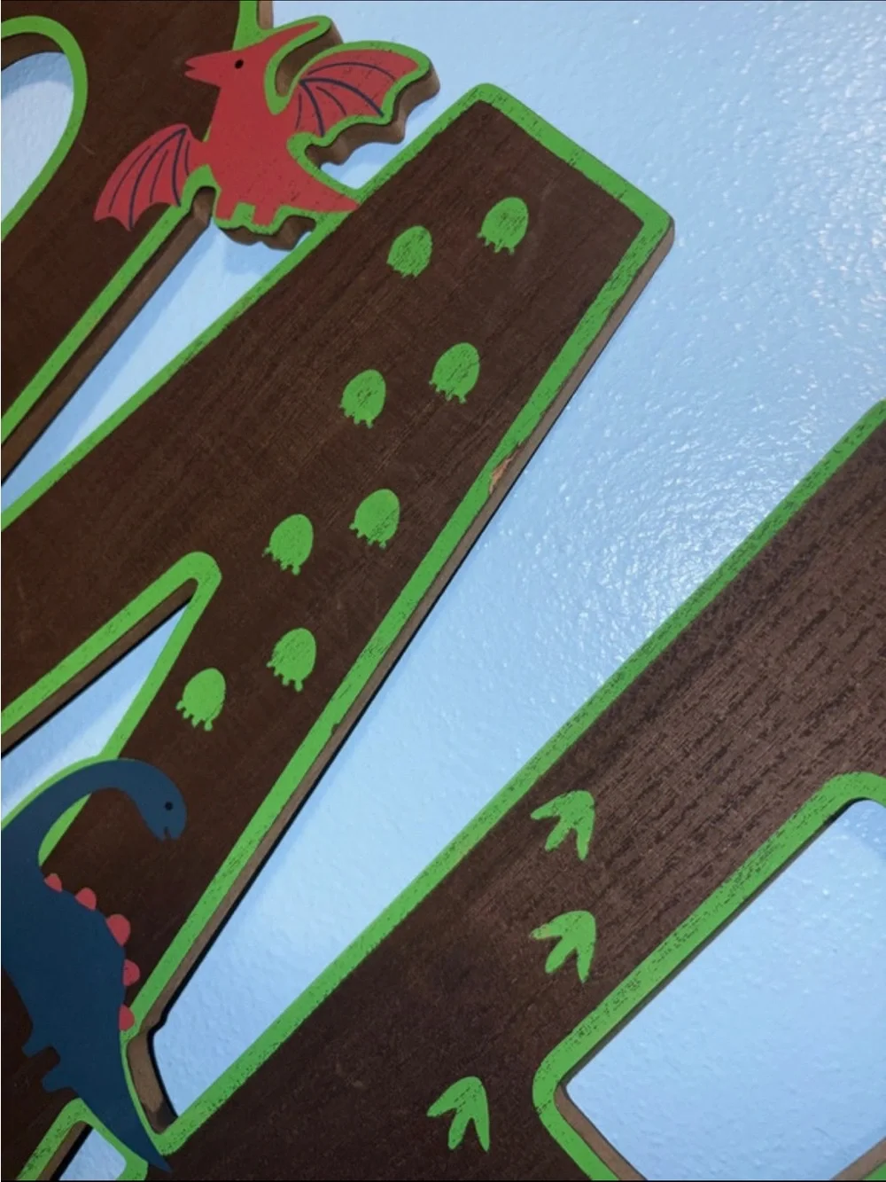 Dinosaur Wood Wall Decor Set